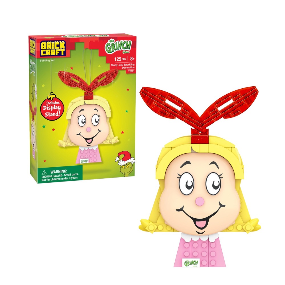 Brickcraft Grinch Cindy Lou Who 125 Piece Building Kit